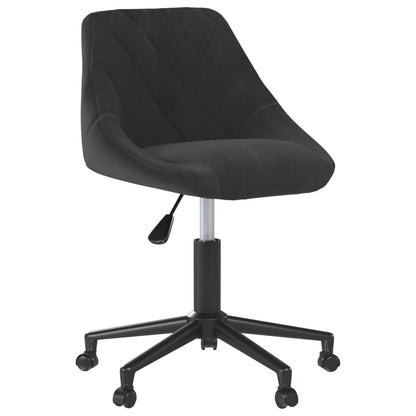 Office chair swivel velvet black
