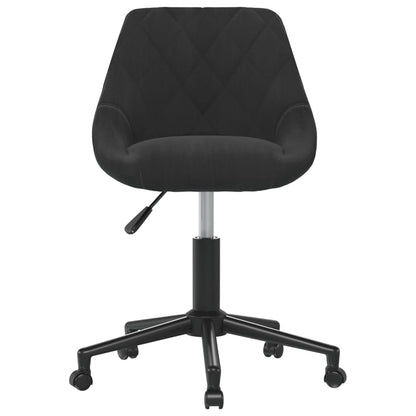 Office chair swivel velvet black