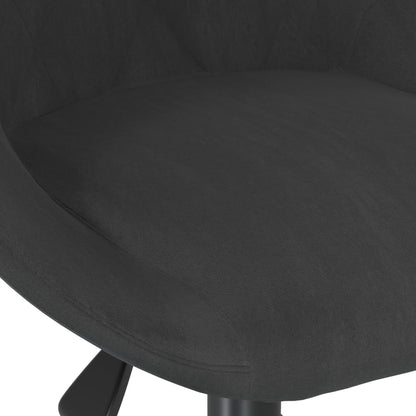 Office chair swivel velvet black