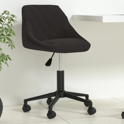 Office chair swivel velvet black