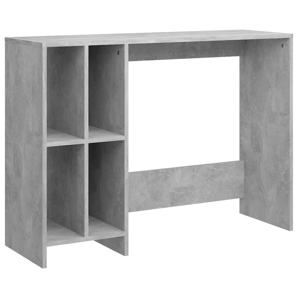 Desk 102.5x35x75 cm chipboard concrete gray