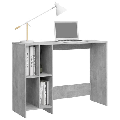 Desk 102.5x35x75 cm chipboard concrete gray
