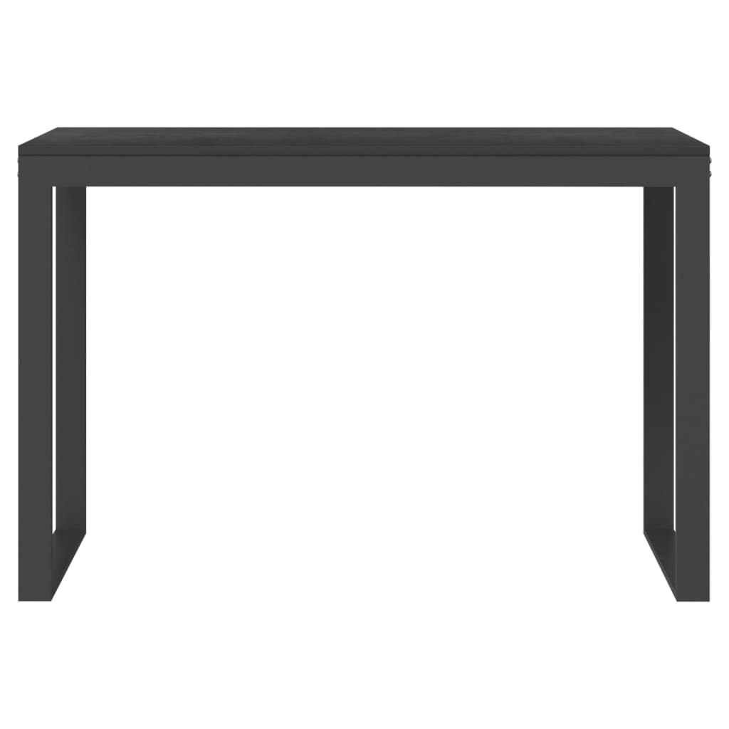 Computer desk 110x60x73 cm chipboard black