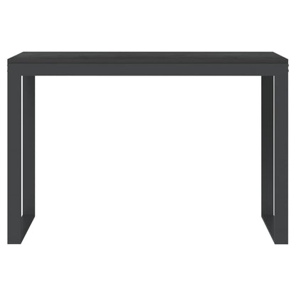 Computer desk 110x60x73 cm chipboard black