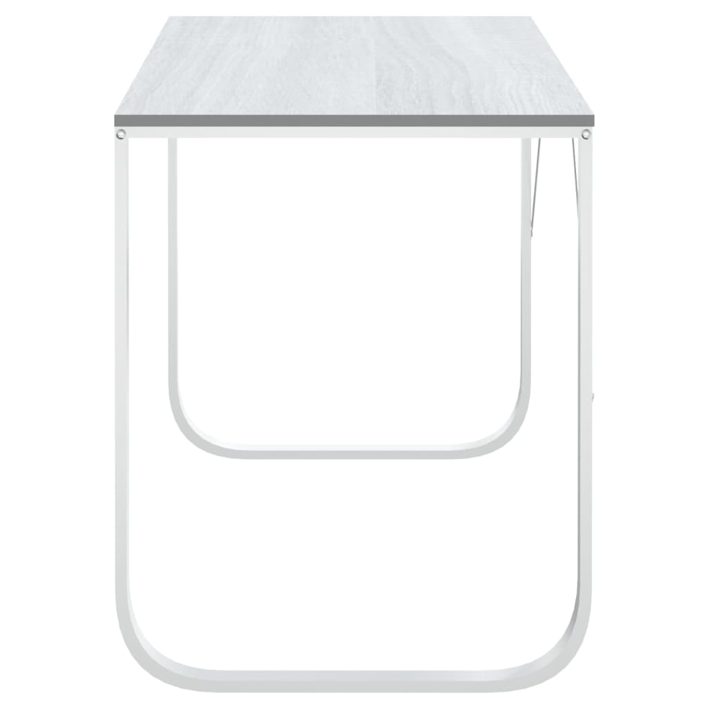 Computerbureau 110x60x73 cm spaanplaat wit