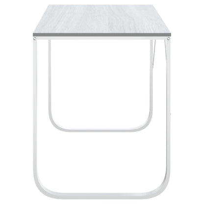 Computerbureau 110x60x73 cm spaanplaat wit