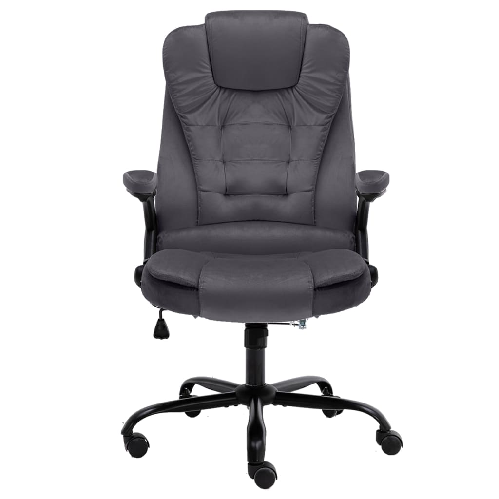 Kantoorstoel fluweel donkergrijs