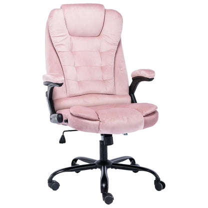 Office chair velvet pink
