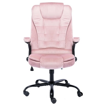Office chair velvet pink