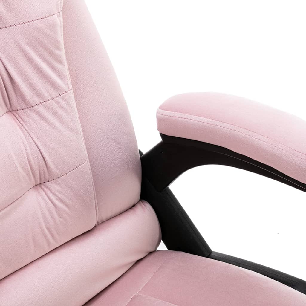 Office chair velvet pink