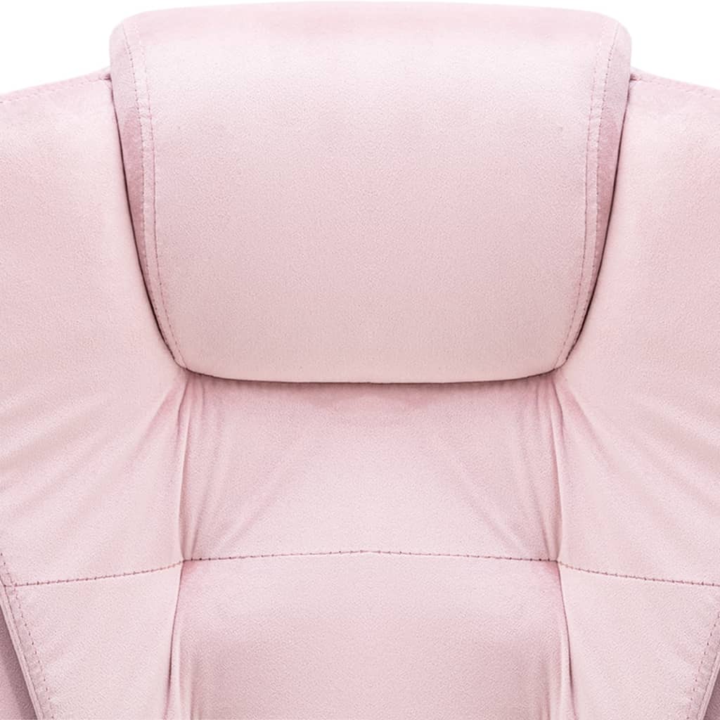 Office chair velvet pink