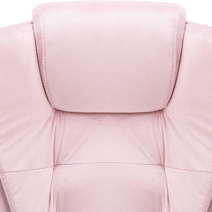 Office chair velvet pink
