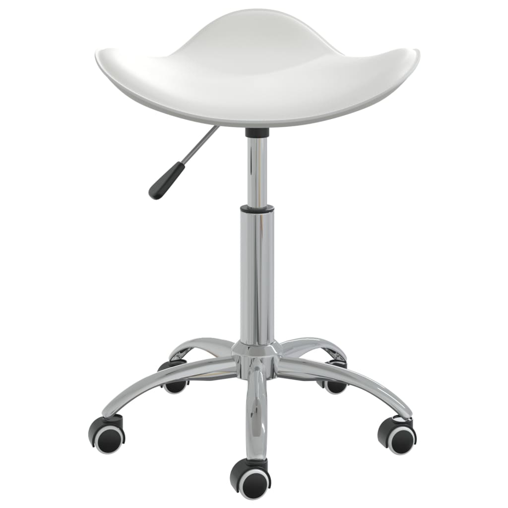 Office chair artificial leather white