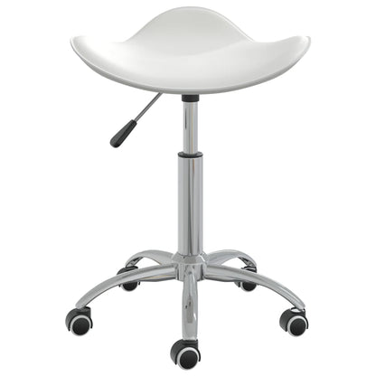 Office chair artificial leather white