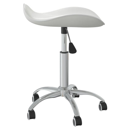 Office chair artificial leather white