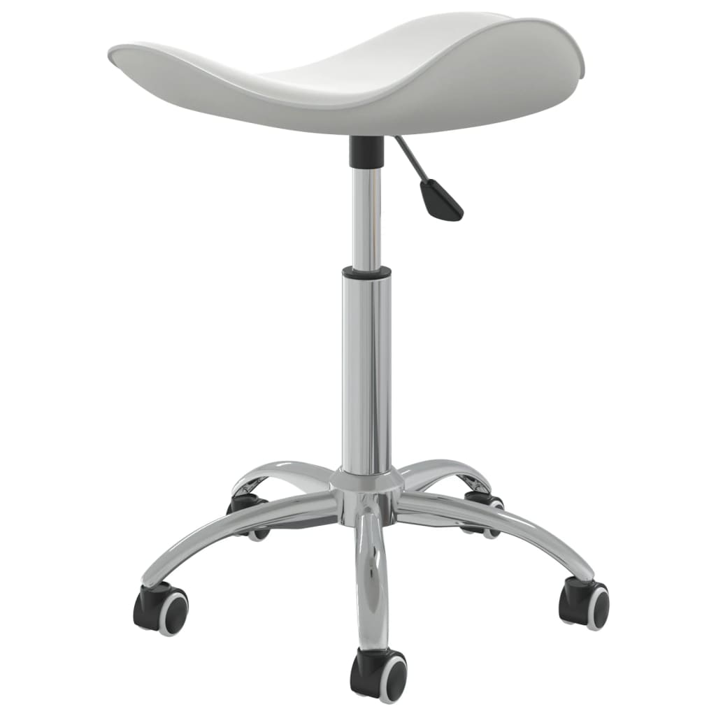 Office chair artificial leather white