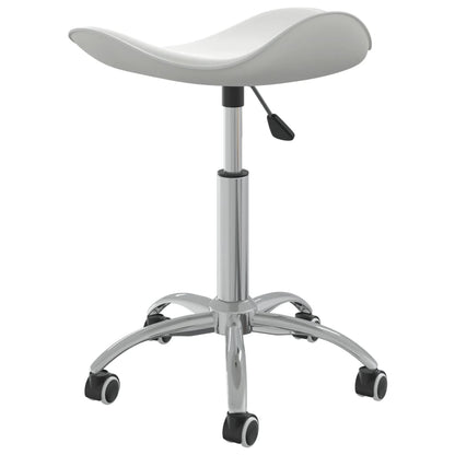Office chair artificial leather white