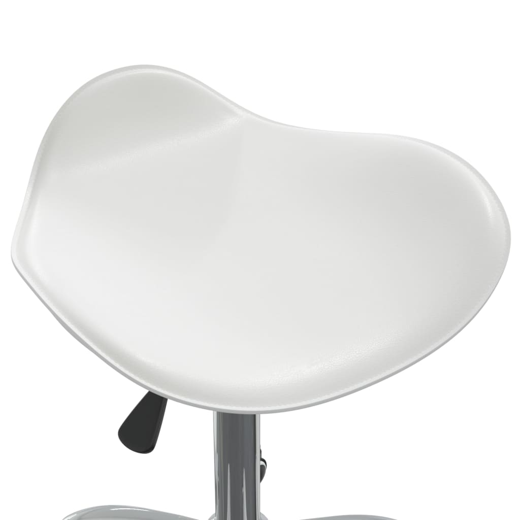 Office chair artificial leather white