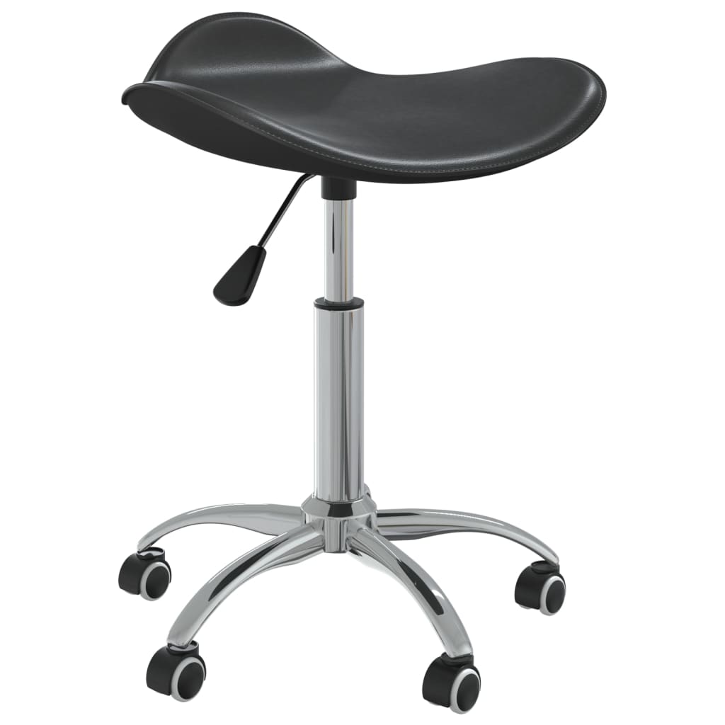 Office chair artificial leather black