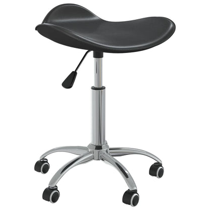 Office chair artificial leather black