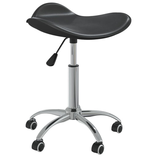 Office chair artificial leather black