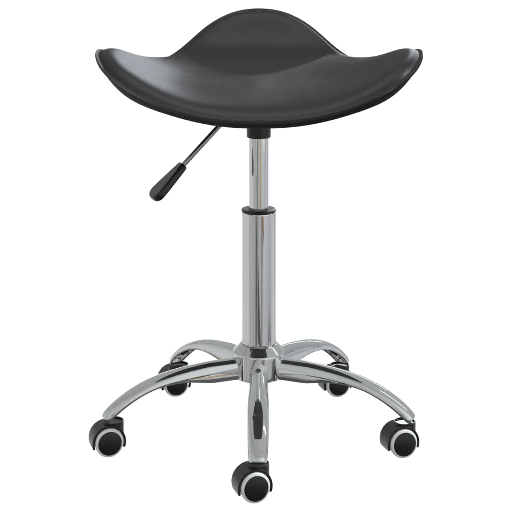 Office chair artificial leather black