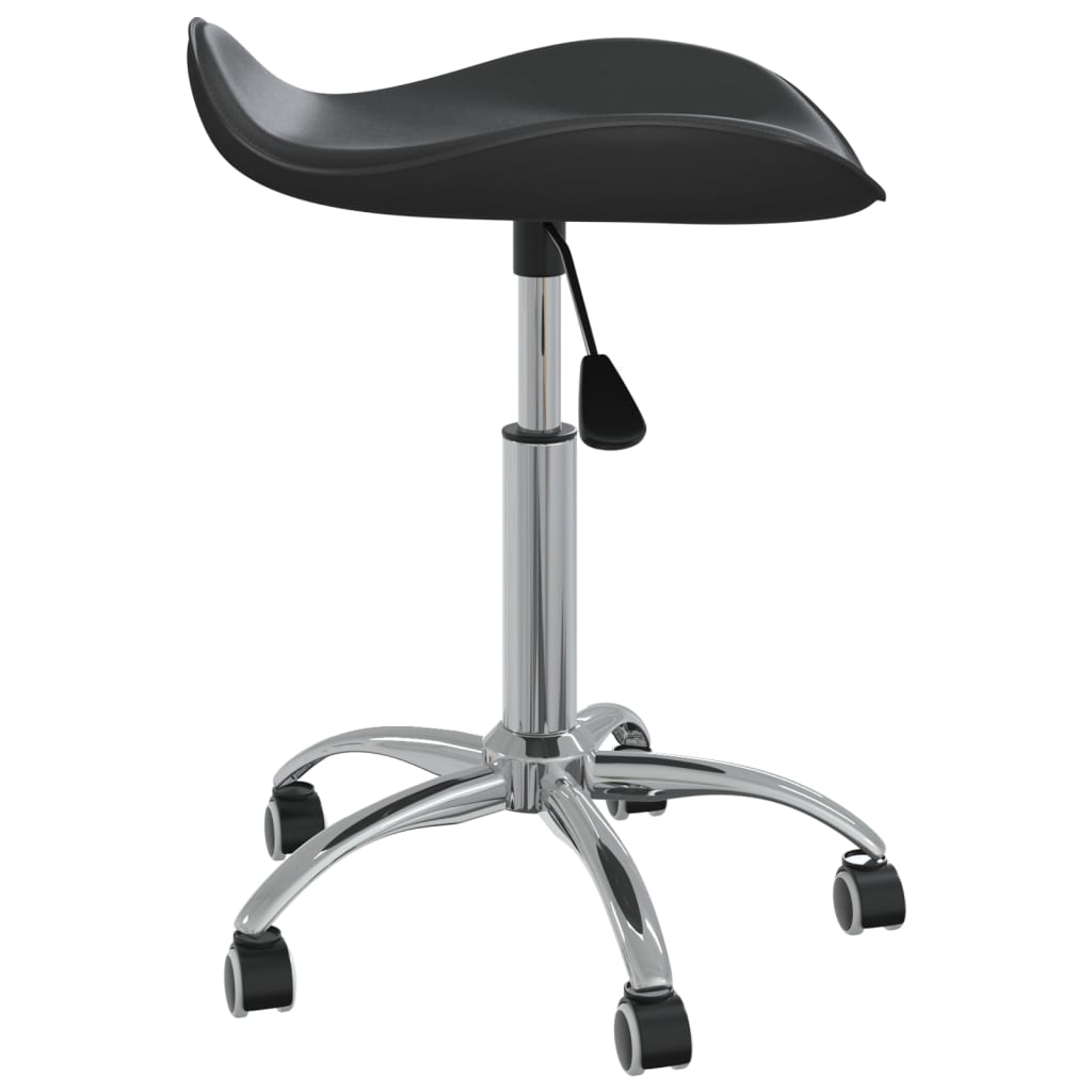 Office chair artificial leather black