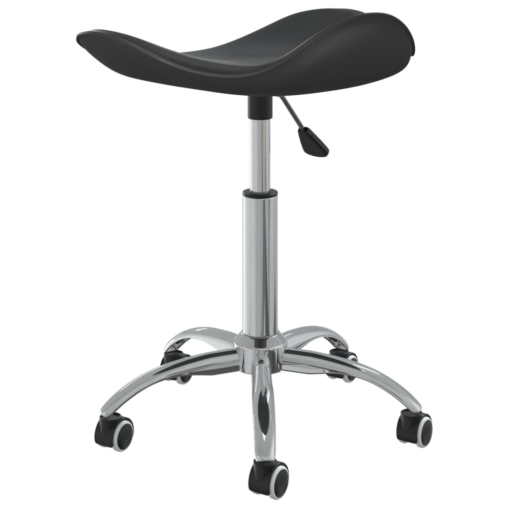 Office chair artificial leather black