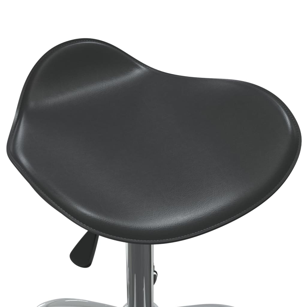 Office chair artificial leather black