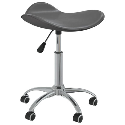 Office chair artificial leather grey