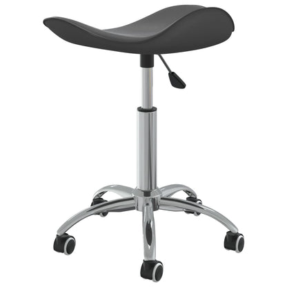 Office chair artificial leather grey