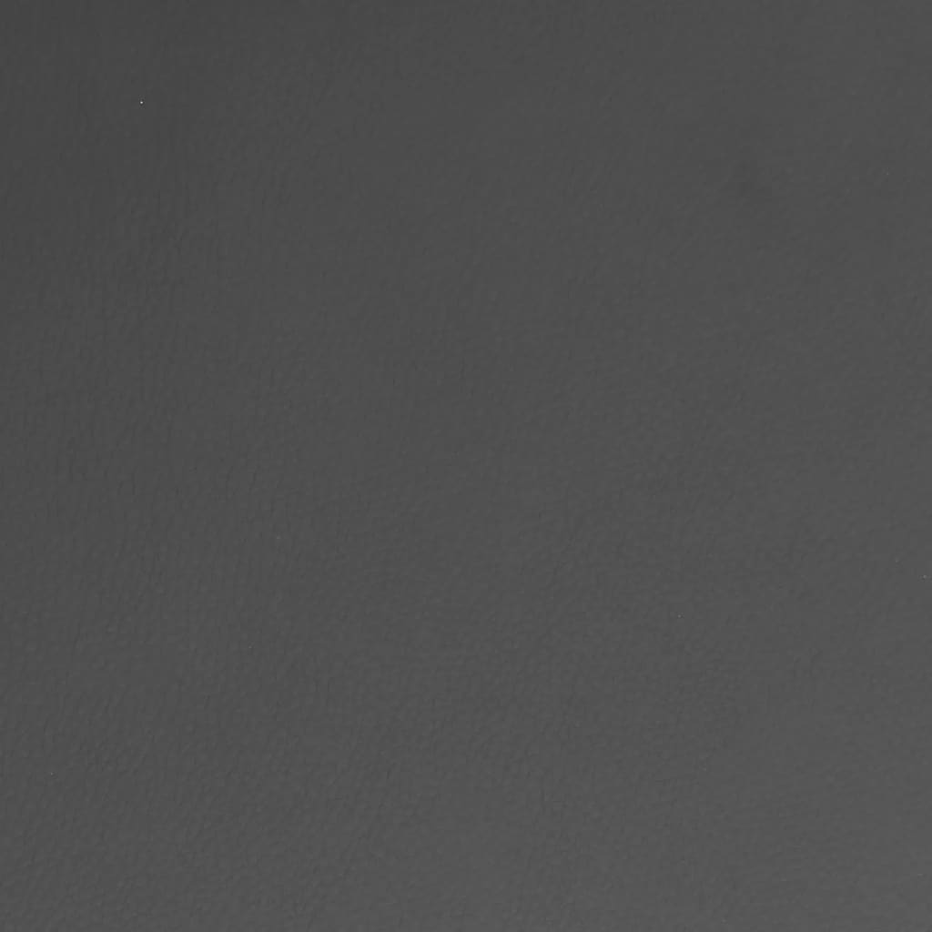 Office chair artificial leather grey