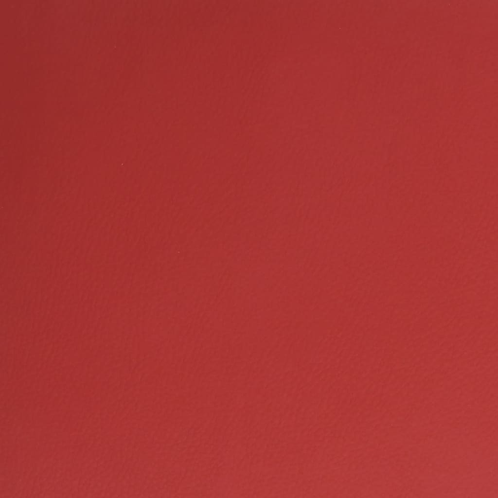 Kantoorstoel kunstleer wijnrood