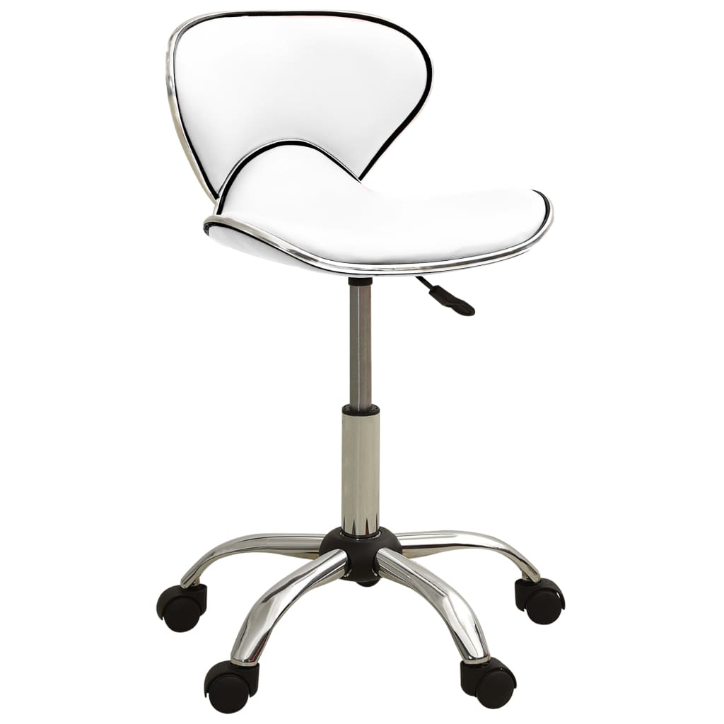 Office chair artificial leather white