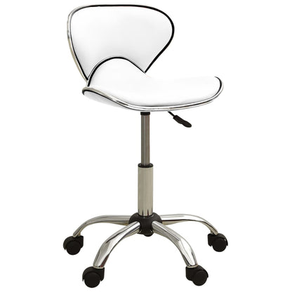 Office chair artificial leather white