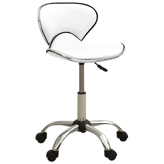 Office chair artificial leather white