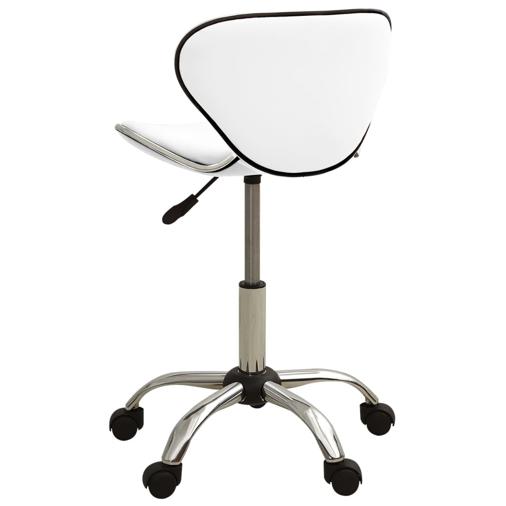 Office chair artificial leather white