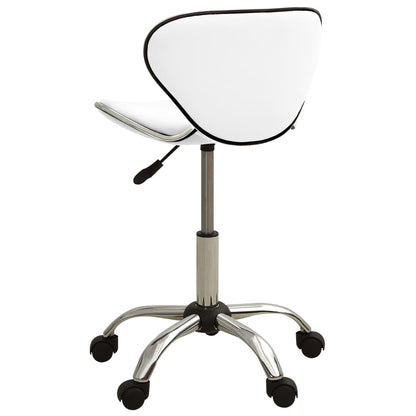 Office chair artificial leather white