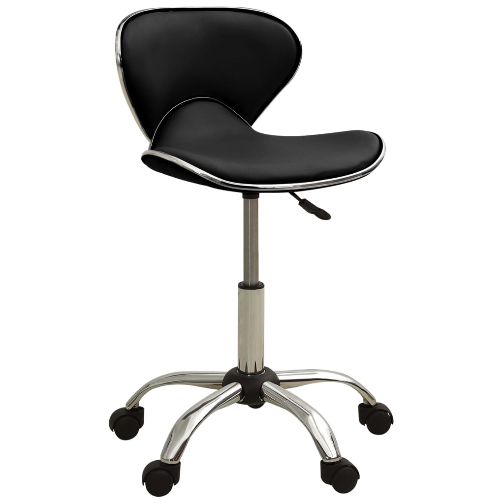 Office chair artificial leather black