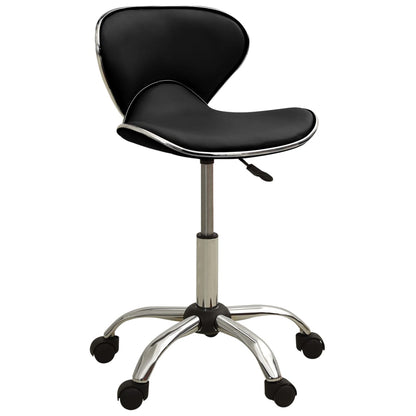 Office chair artificial leather black