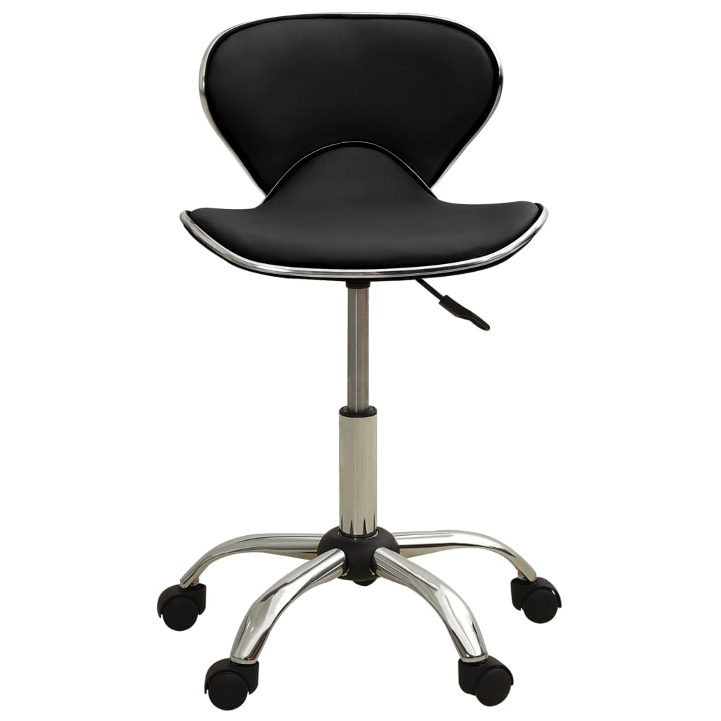 Office chair artificial leather black