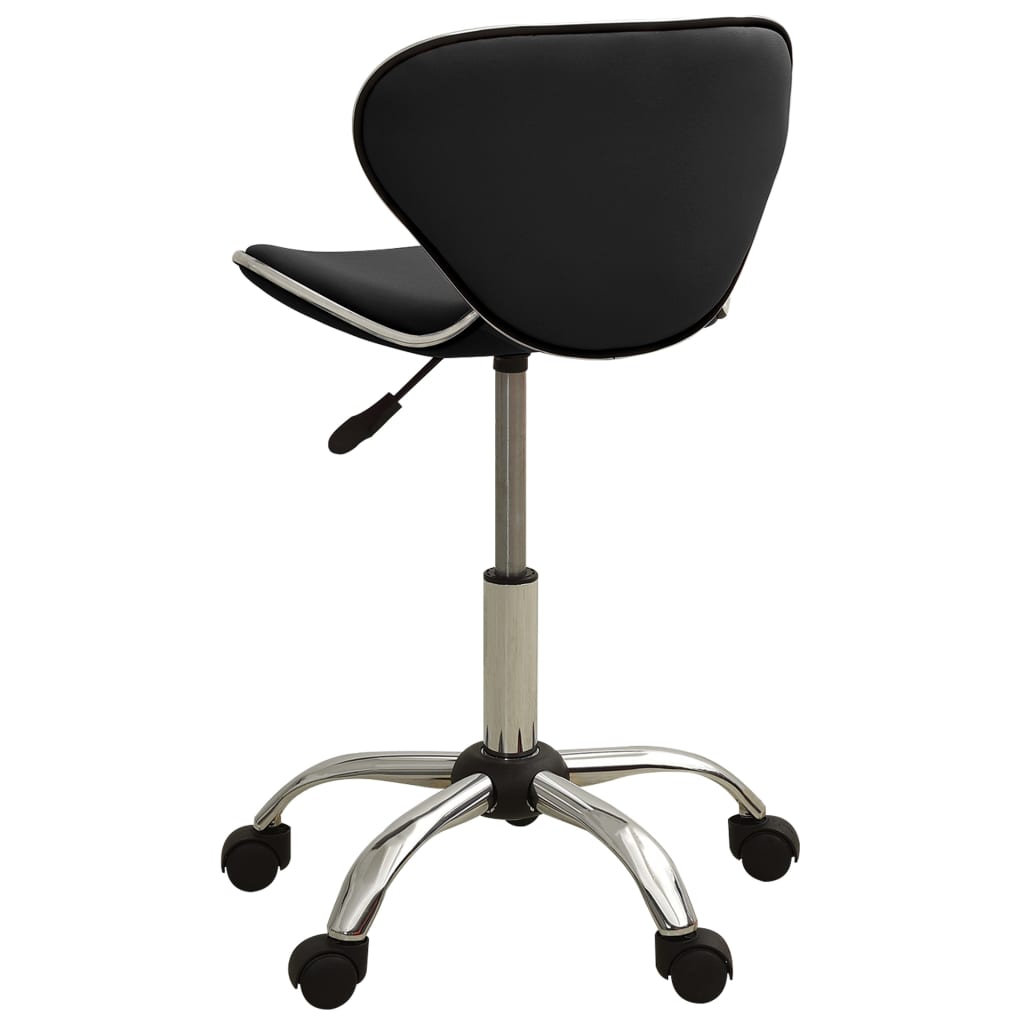 Office chair artificial leather black