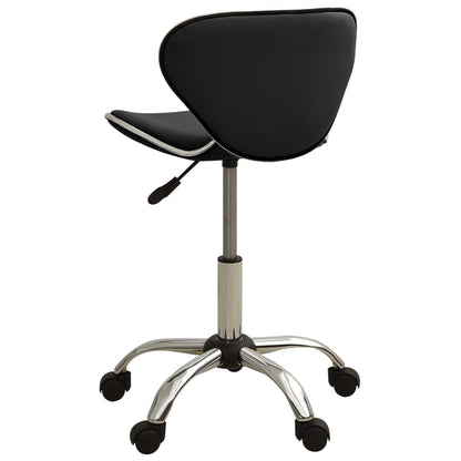 Office chair artificial leather black