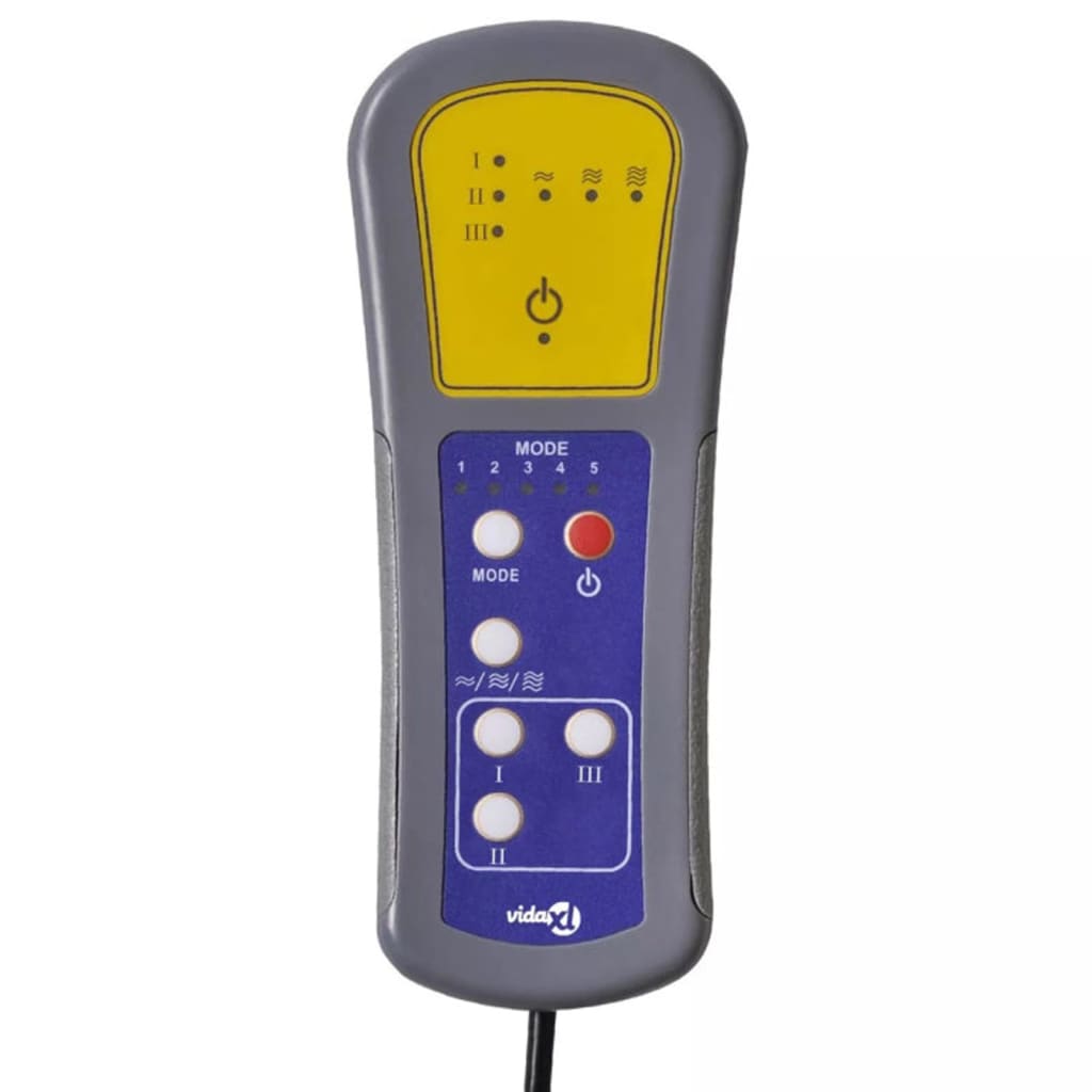 Sta-op-massagestoel stof wijnrood