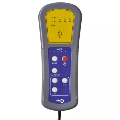 Sta-op-massagestoel stof wijnrood