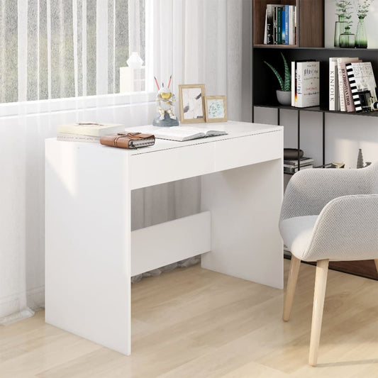 Desk 101x50x76.5 cm chipboard white