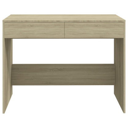 Bureau 101x50x76,5 cm bewerkt hout sonoma eikenkleurig