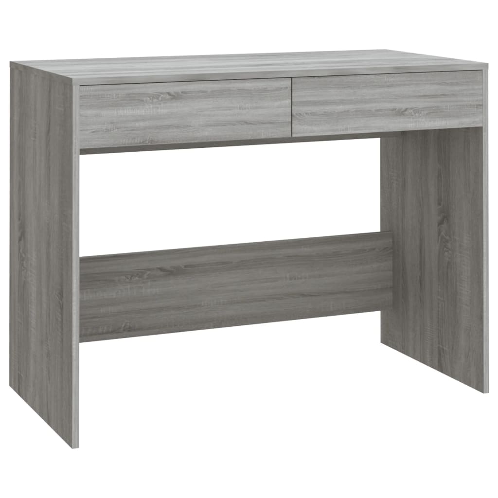 Desk 101x50x76.5 cm chipboard gray sonoma oak color
