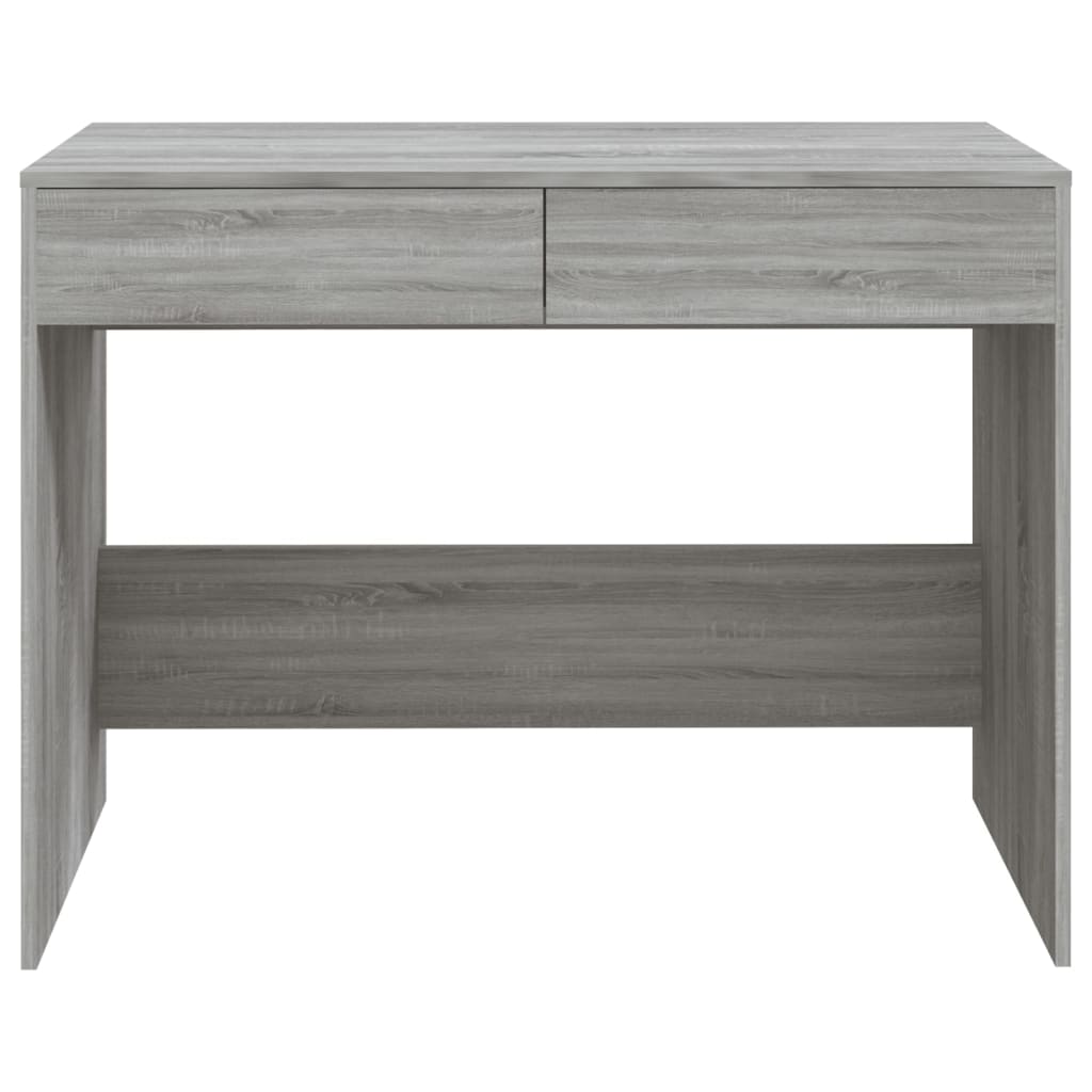 Desk 101x50x76.5 cm chipboard gray sonoma oak color