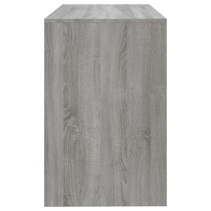 Desk 101x50x76.5 cm chipboard gray sonoma oak color